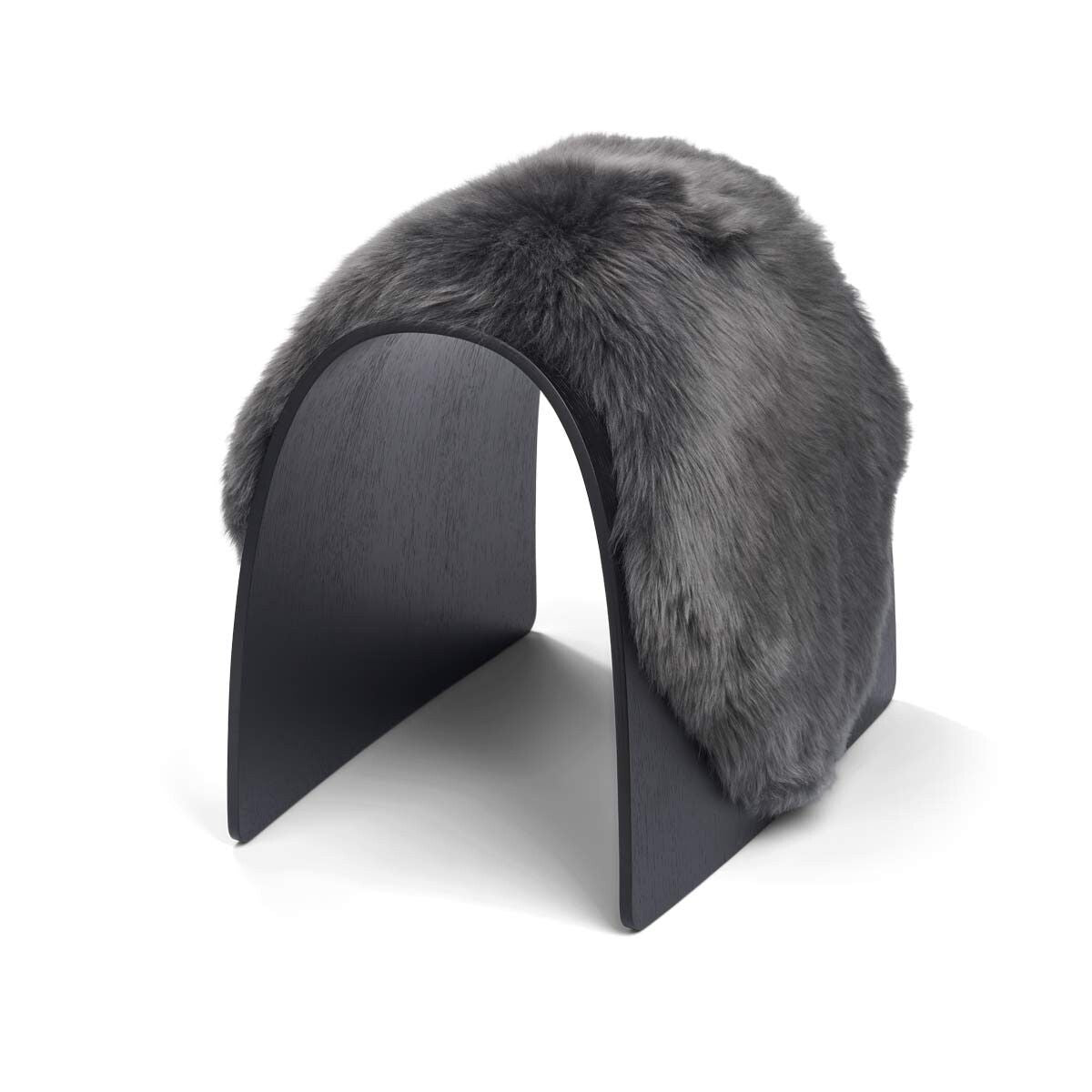 Sheep Stool cover | Langhåret | New Zealand Stålgrå