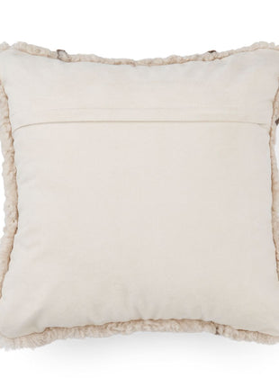 Lammeskindspude | PATTERN | Korthåret | 40x40 cm Beige / Lysebrun