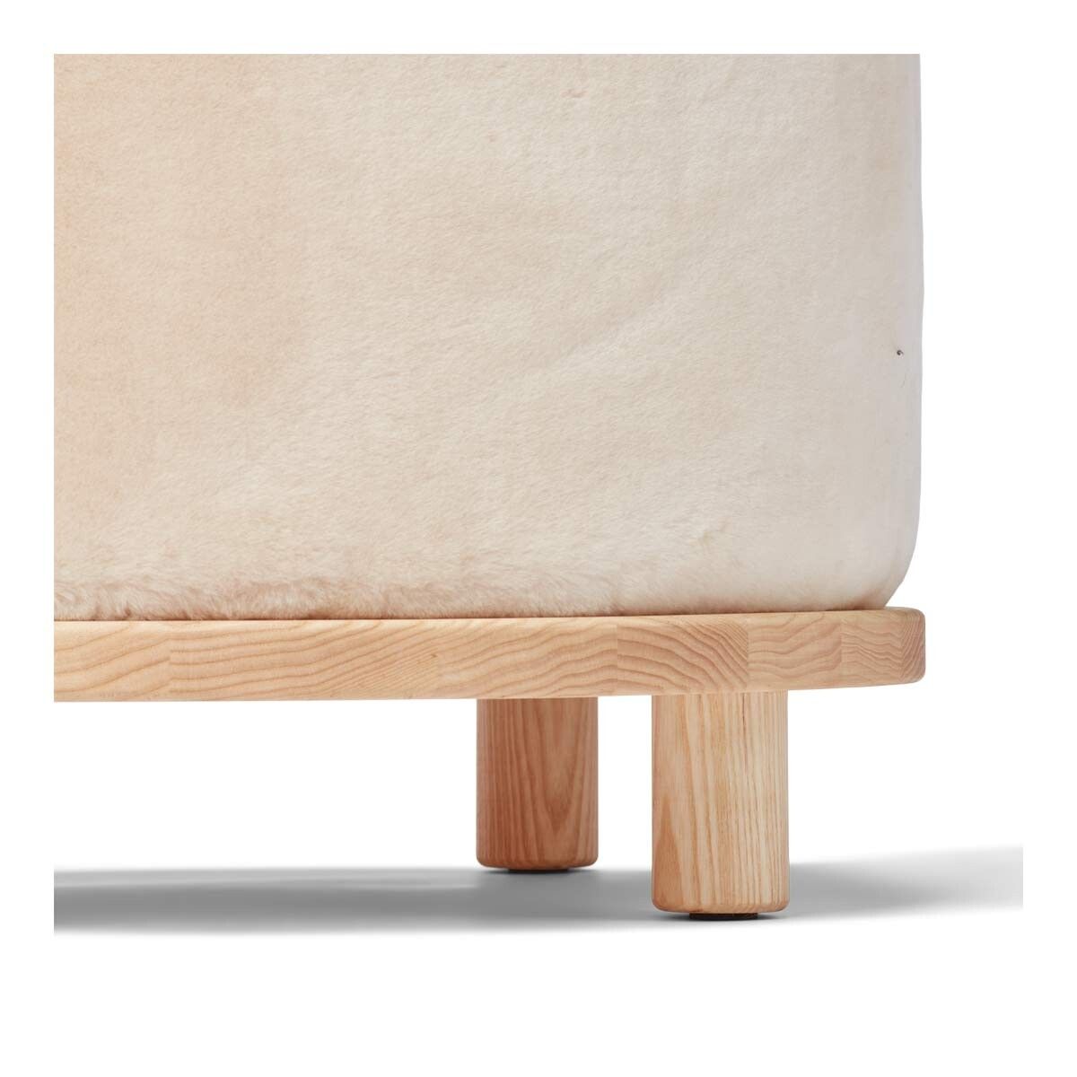 Simoin Puf | Moccasin Naturlig