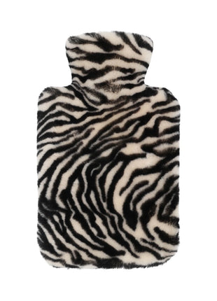 Varmedunk | Moccasin | New Zealand | 37x27 cm Zebraprint: Sort/Creme