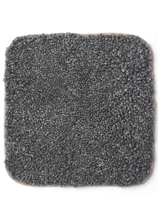 Sædehynder | Zero Waste | Lammeskind | Korthåret | 35x35 cm Grå