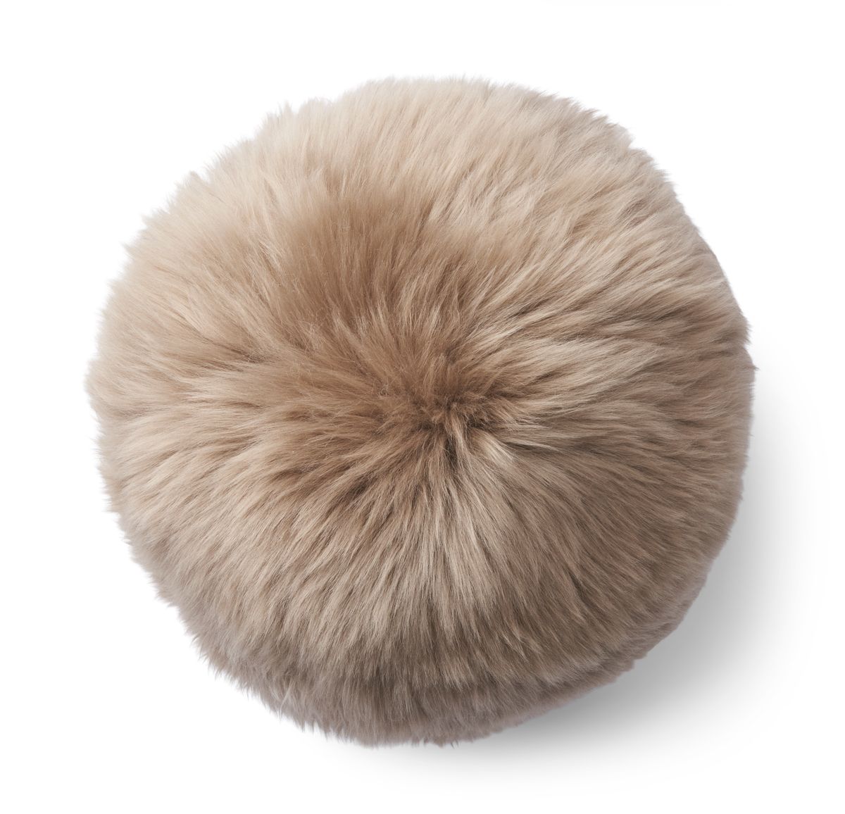 Angelite pude | Langhåret | New Zealand | Ø25/30/35 Taupe