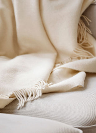 Julia Uldplaid | Alpaca | 140x240 cm Mørk Brun