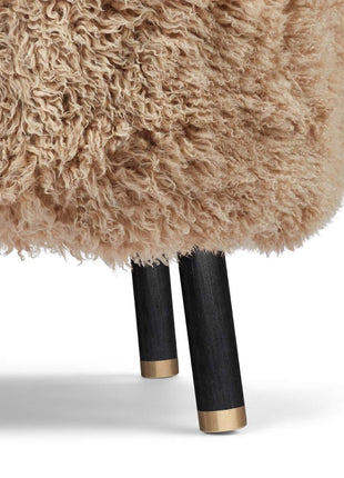 Emil lænestol | Langhåret Honning