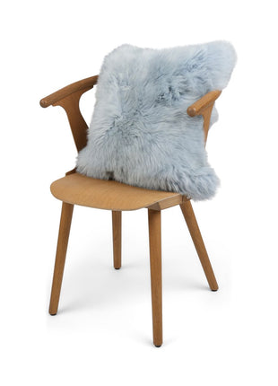 Lammeskindspude | Langhåret | New Zealand |  50x50 cm Blågrå