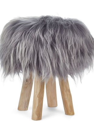 Betræk til barstol/skammel | Langhåret | Island | D35 cm