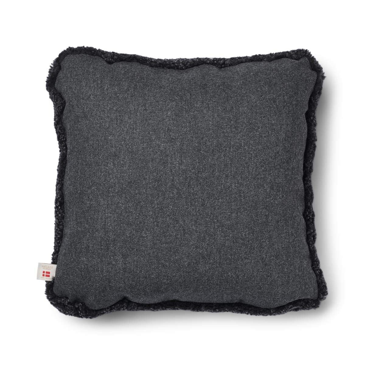 Classic Collection | Uldpude | Korthåret | 52x52 cm | 34x52 cm Koksgrå/Antracitgrå