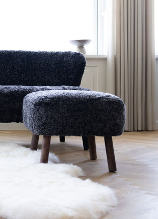 Emily fodskammel | Korthåret  Koksgrå