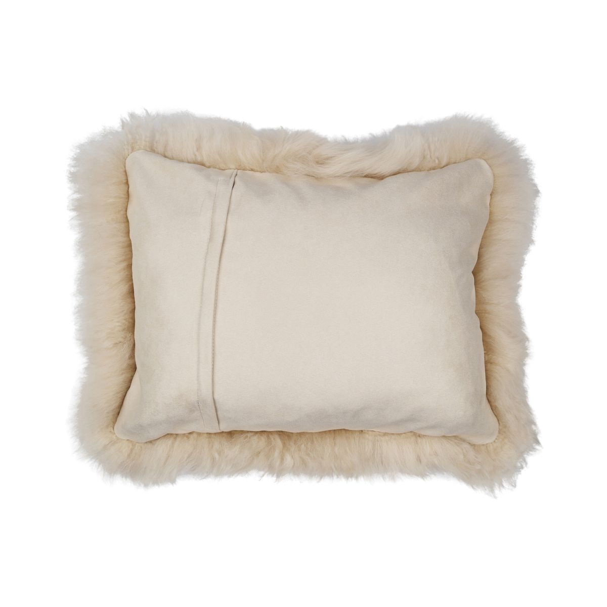 Lammeskindspude | Langhåret | New Zealand | 35x45 cm Beige