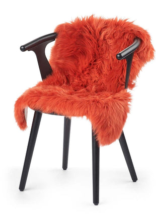 Lammeskind premium | Langhåret | New Zealand | 100x60 cm Pangorange