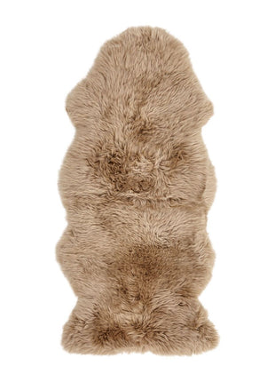 Lammeskind premium | Langhåret | New Zealand | 135x60 cm Lysebrun