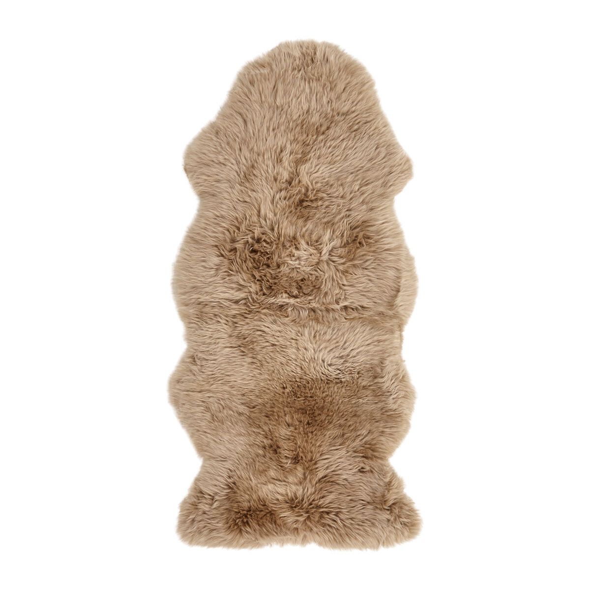 Lammeskind | Langhåret | New Zealand | 135x60 cm Taupe