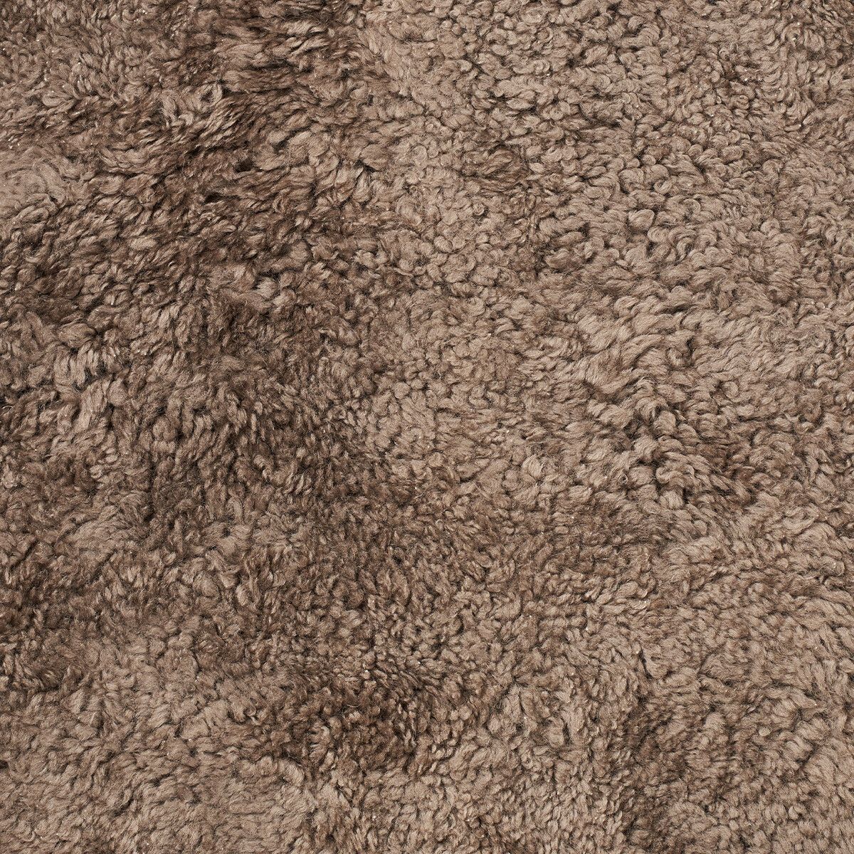 Shell Designertæppe | Korthåret | New Zealand | 210x150 cm Taupe