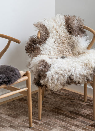 Lammeskind premium | Krøllet | Østrig | 90x60 cm Natursort