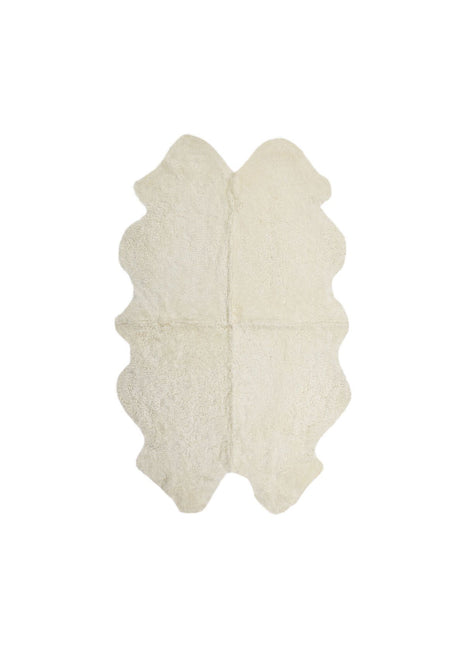 Firdobbelt Lammeskindstæppe | New Zealand | Korthåret | 170x110 cm