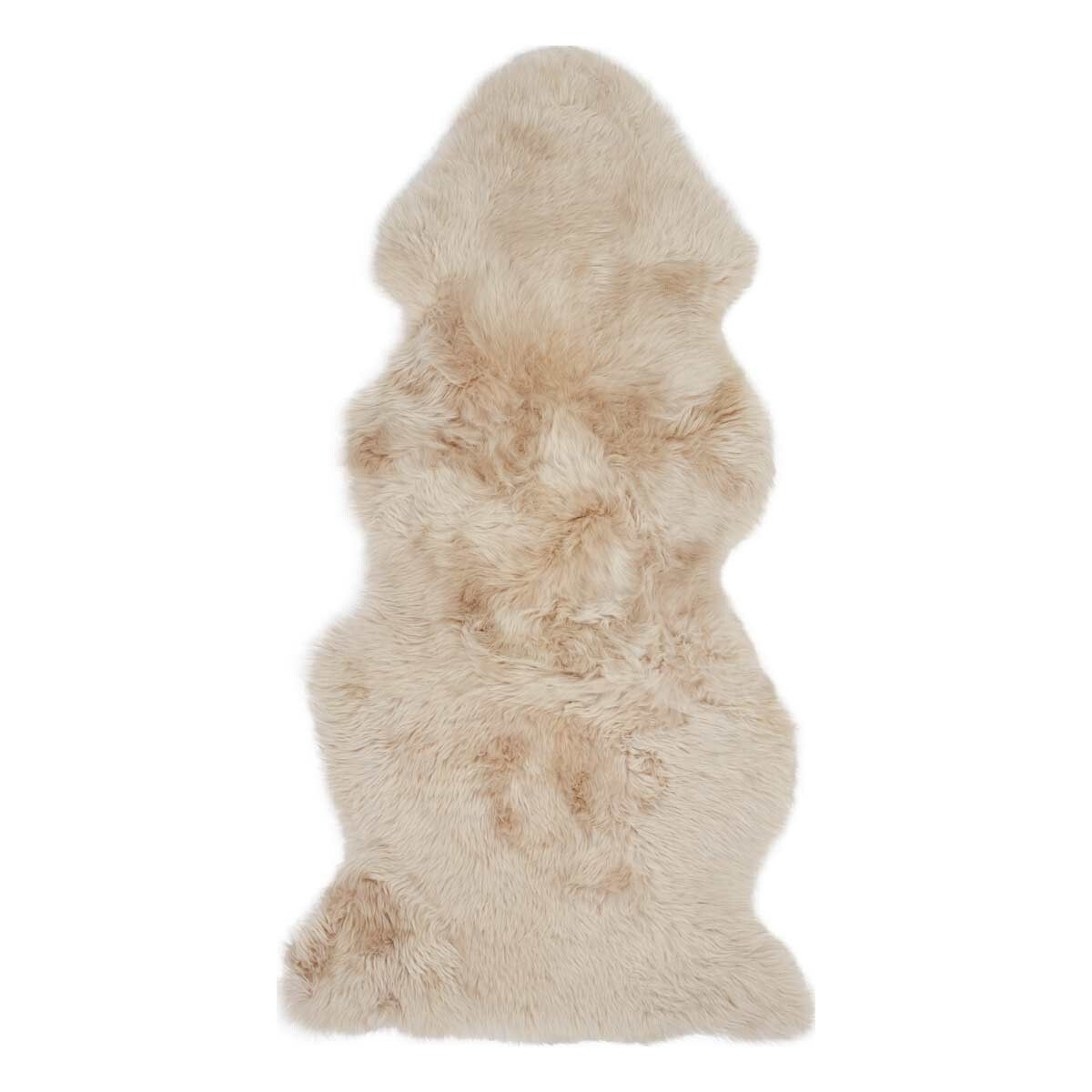 Lammeskind | Langhåret | New Zealand | 135x60 cm Beige