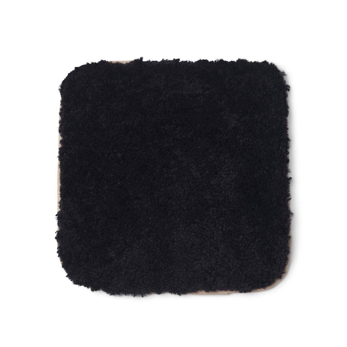 Zero Waste Sædehynde | Korthåret | New Zealand | 35x35 cm Sort