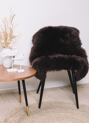 Lammeskind | Langhåret | New Zealand | 100x60 cm Chokolade