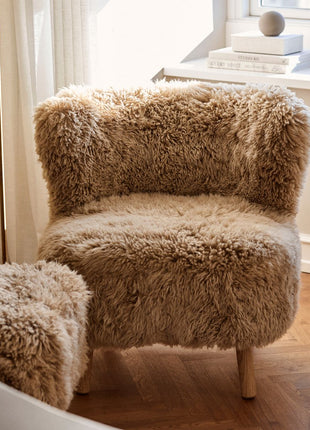 Emil lænestol | Langhåret Honning