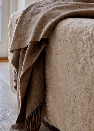 Amanda Tæppe | Plaid af Alpaca Mørke Grå