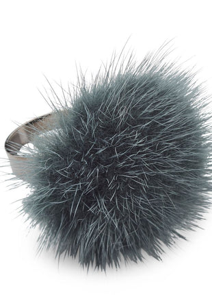 Ring Pom Pom Lys Pastelgrøn