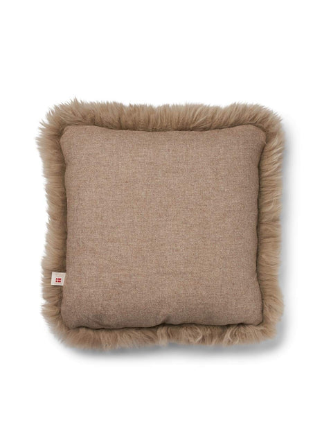 Lammeskindspude | Langhåret | 52x52 cm