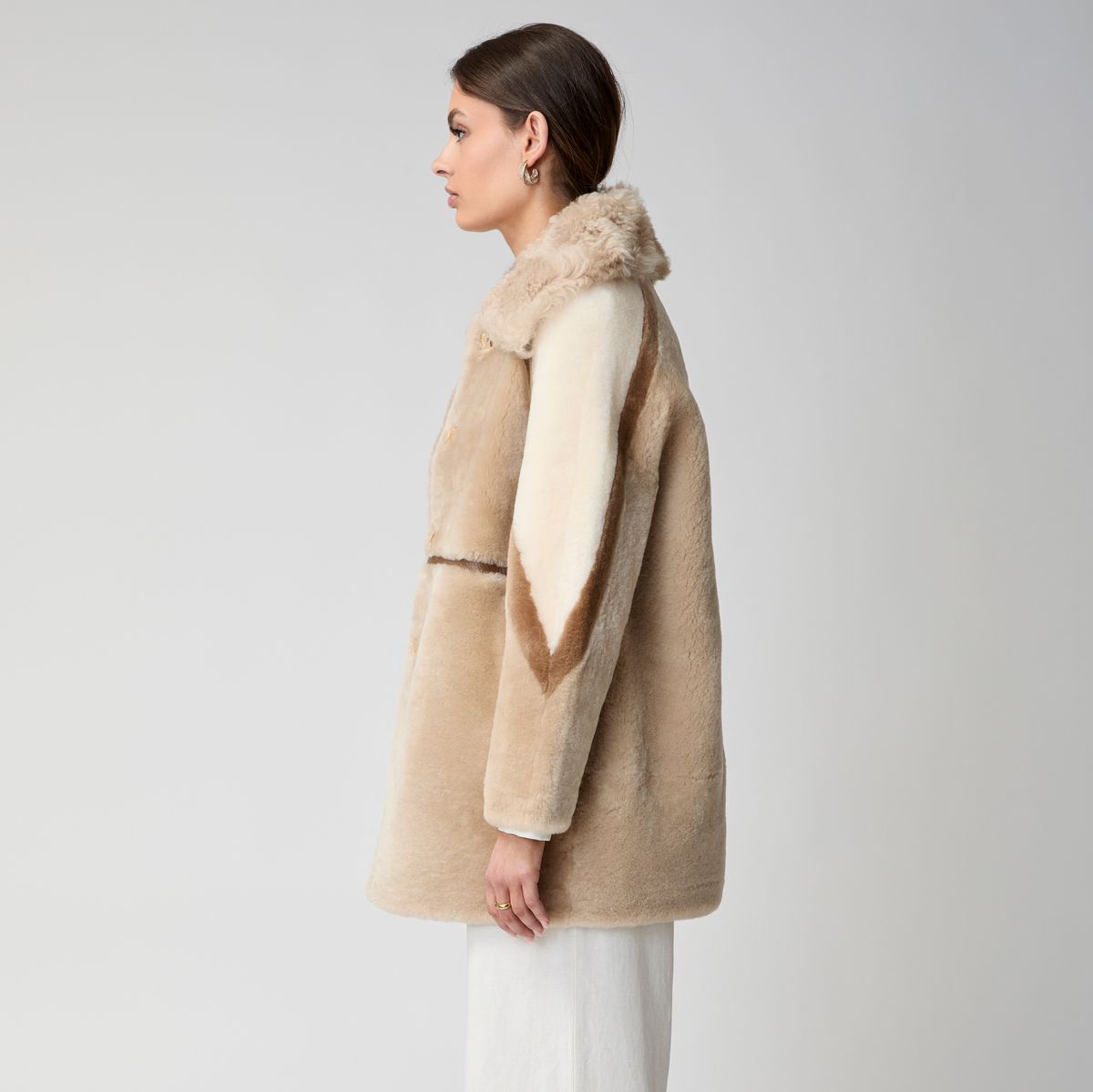Anika jakke Beige/Brun