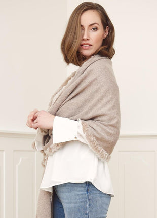 Scarlet Tørklæde  Sort / Sort