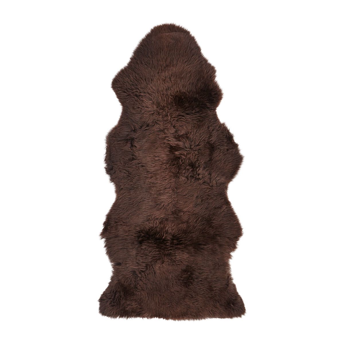 Lammeskind | Langhåret | New Zealand | 135x60 cm Chokolade