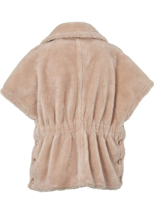 Elvira Poncho Beige