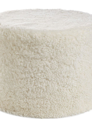 Puf | Korthåret | New Zealand | 41x31 cm Hvid