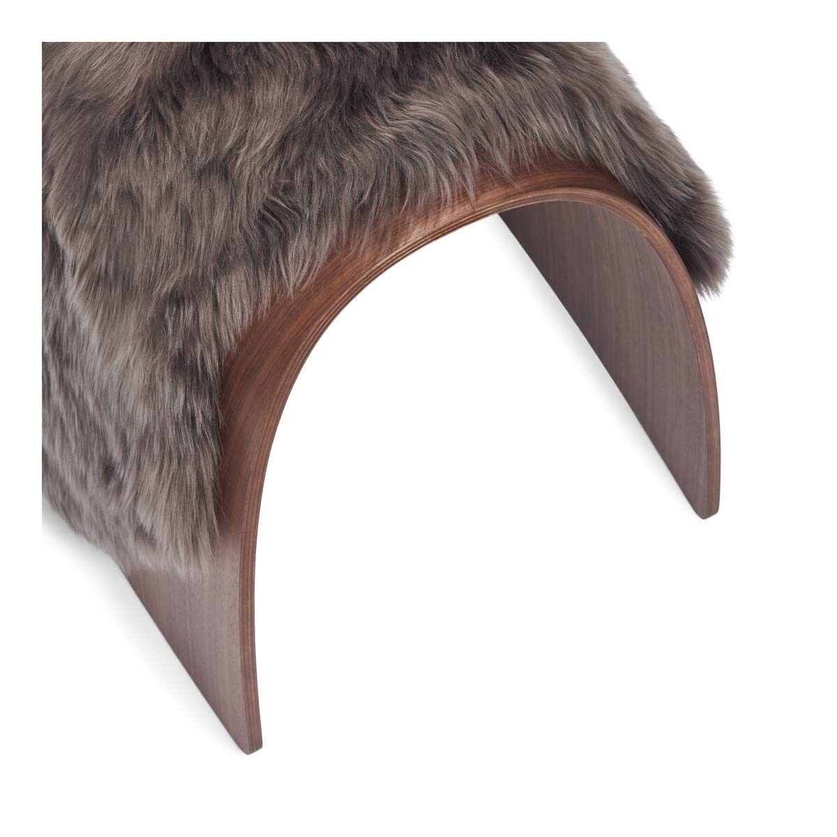 Sheep Stool cover | Langhåret | New Zealand Valnød