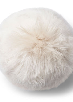 Angelite Pude | Lammeskind | Langhåret | New Zealand | Ø30 | Ø25 | Ø35 Beige