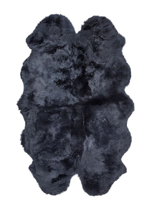 Gulvtæppe | Langhåret | New Zealand | 180x110 cm Marineblå