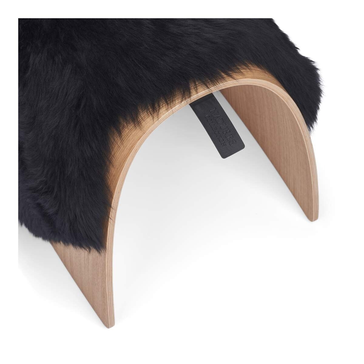 Sheep Stool cover | Langhåret | New Zealand Sort