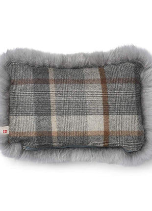 Pude af uld | Langhåret | 52x52 cm