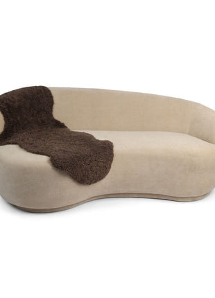 Lammeskind | Korthåret | New Zealand | 160x60 cm Gråbrun