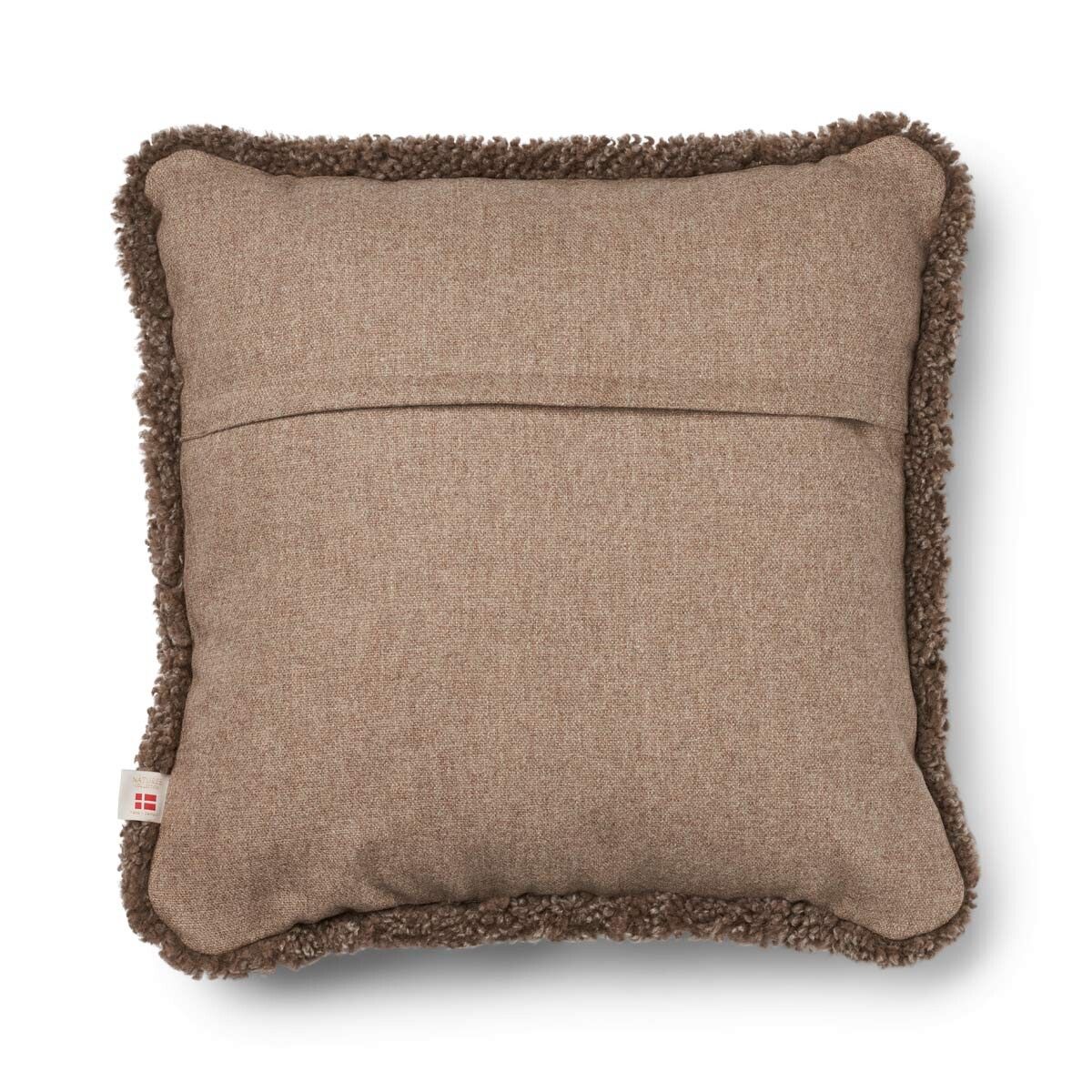 Classic Collection | Uldpude | Korthåret | Dobbeltsidet | 52x52 cm | 34x52 cm Beige/Taupe
