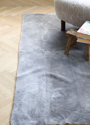 Gulvtæppe af Moccasin Lammeskind Sølvgrå