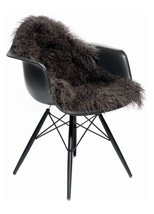 Lammeskind premium | Krøllet | Tibet | 135x50 cm Lysebrun