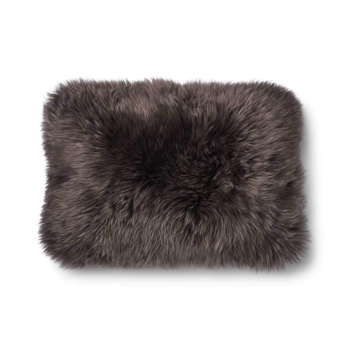 Classic Collection | Uldpude | Langhåret | 52x52 cm | 34x52 cm Brun/Valnød