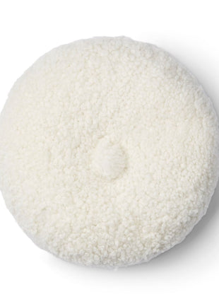 Rund pude | Dobbeltsidet | D40 cm Hvid