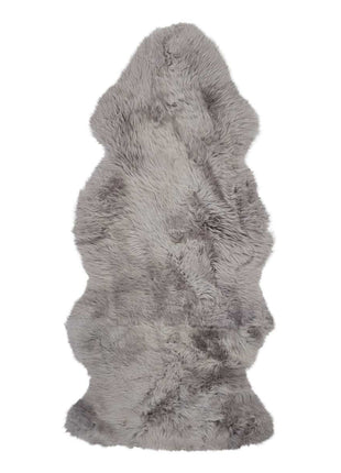Lammeskind premium | Langhåret | New Zealand | 135x60 cm Lysegrå