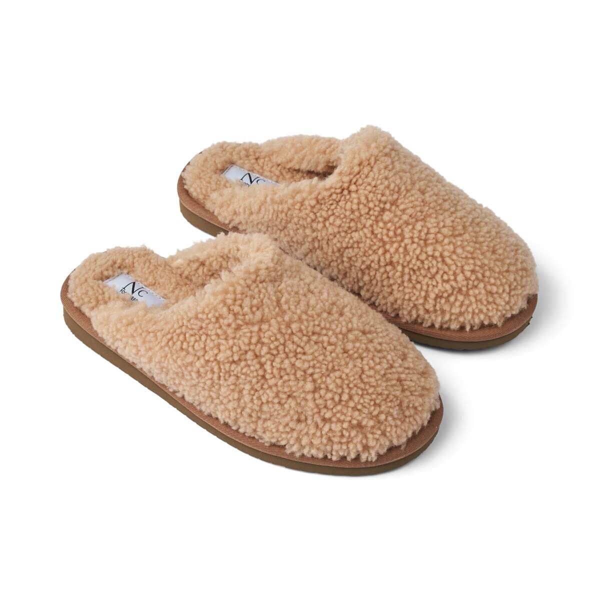 Unisex krøllet hjemmesko Honning