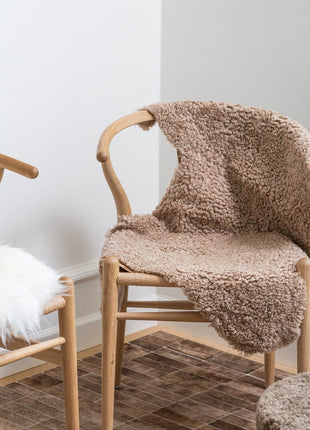 Lammeskind | Double Face | Korthåret | 90x60 cm Sort