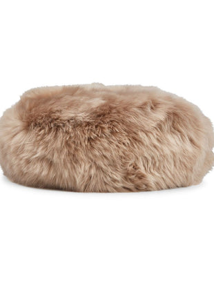 Betræk til barstol/skammel | Langhåret | New Zealand | D35 cm Lysebrun