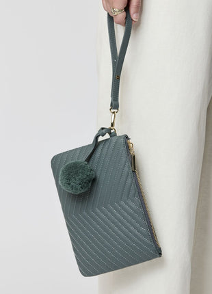 Helene Clutch Antik Grøn