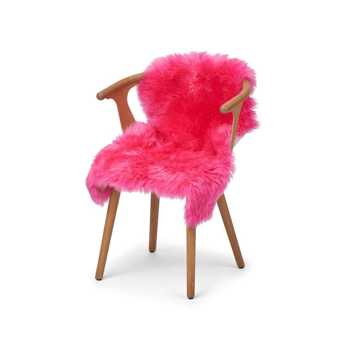 Lammeskind | Langhåret | 90+cm Fuchsia