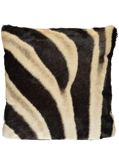 Zebra/Læderpude | 40x40 cm & 60x60 cm