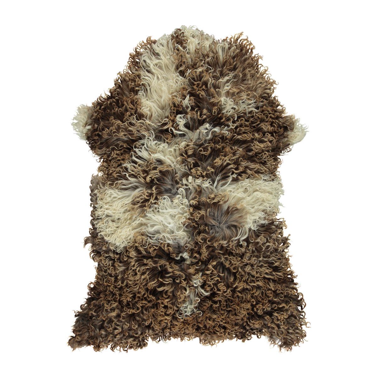 Lammeskind | Krøllet | Østrig | 90x60 cm Grå beige